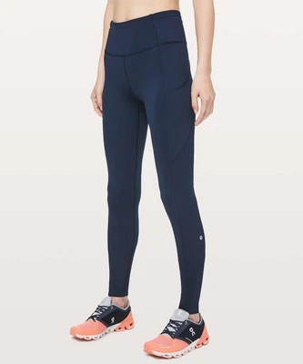 $45 • Buy Lululemon Fast & Free Tight *Tall Non-Reflective 31  True Navy AUS 8 CAN 4