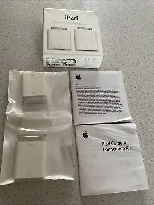 GENUINE APPLE MC531ZM/A IPAD CAMERA CONNECTION KIT - SD Card Reader • £15