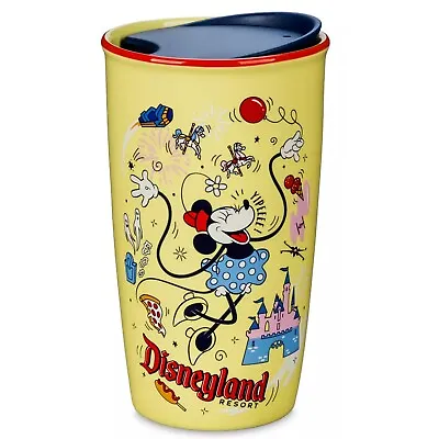 Starbucks Disneyland Yellow Porcelain Tumbler Minnie Mouse Travel Mug • $29.99