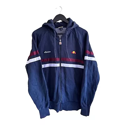£5.99 • Buy Men's Medium Blue Ellesse Full Zip Up Hoodie