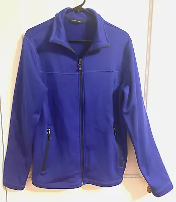 Lands End Polartec Power Stretch Jacket Mens Polyester Blend Blue Size 38 40 • $24.99