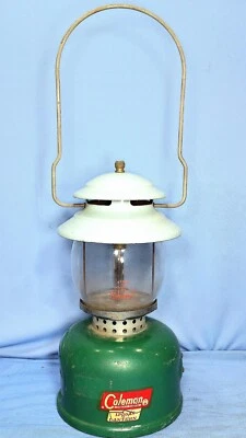 $69.99 • Buy Vintage Green Coleman 5122  LP Gas Lantern, 4- 1970 Single Mantel Camping Light
