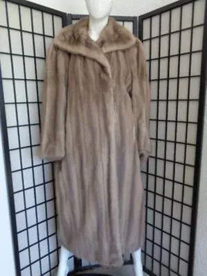 Excellent Lutetia Canadian Mink Fur Coat Jacket Women Woman Size 8-10 Medium • $682.67