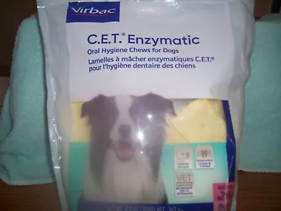 CET Enzymatic Chews For Dogs MEDIUM 26-50 Lbs (30 Chews Total) Exp 9/2026 • $24.99