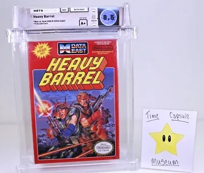 Heavy Barrel New Nintendo NES Factory Sealed WATA VGA Grade 8.5 A+ Near Mint NIB • $399.99