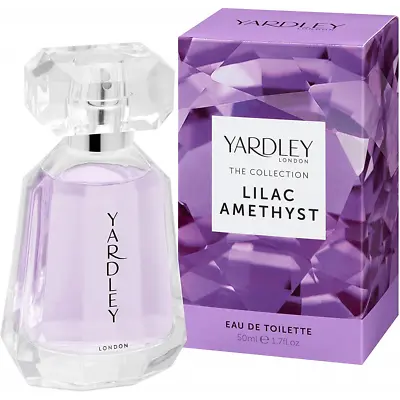Yardley Lilac Amethyst 50ml Edt Spray For Her - New Boxed & Sealed - Free P&p • £11.50
