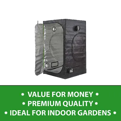£50 • Buy Premium Grow Tent Hydroponics Silver Mylar Steel Poles Light Proof Fabric