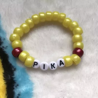 £3.50 • Buy Pika Kandi Bracelet Pikachu Pokemon Kawaii Go Costume Cosplay 