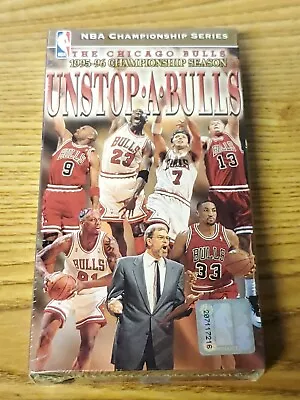 VHS Chicago Bulls 1995-96 NBA Championship UnstopABulls Jordan New Sealed  • $6.97