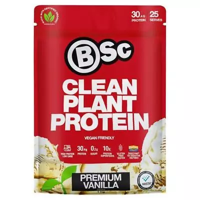 BSc Clean Plant Protein Premium Vanilla 1kg • $62.99