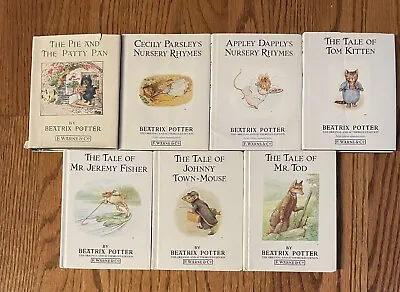 Vintage Beatrix Potter Book Lot Of 7 Frederick Warne & Co Mini Books • $26.99