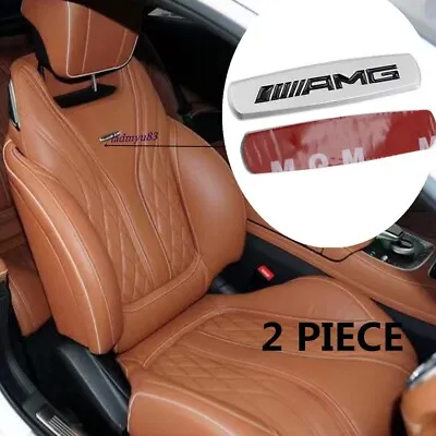 2x Car Seat Interior Emblem Badge Sticker For AMG W221 W212 W213 W176 W205 W177 • $12.95