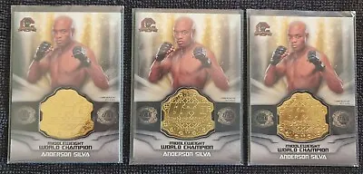 2014 Topps Ufc Champions Anderson SIlva Commemorative Belt Relic Ultra Rare • $100