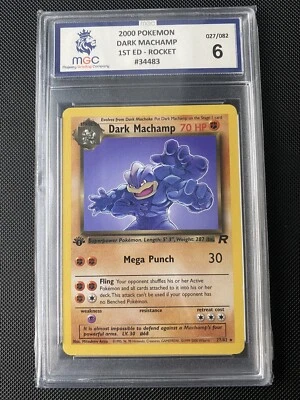 £17 • Buy Pokémon Cards 1ST EDITION Dark Machamp 20/82 - Team Rocket MGC 6 EX Like PSA