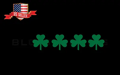 Clover Shamrock Leaf 4x Pack Decal Sticker Wall Car Boat Truck Suv  • $3.99