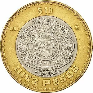 Mexican Gold Coin 10 Pesos • $1.99