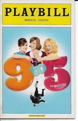 Megan Hilty & Andy Karl Playbill  9 To 5  Stephanie J. Block 2009 Allison Janney • $19.99