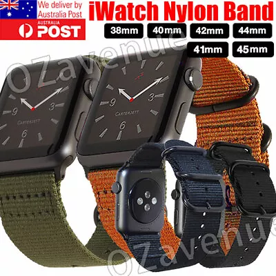 $7.95 • Buy For Apple Watch IWatch Woven Band Strap Series 7 6 5 4 3 2 SE 38/40/41/42/44/45