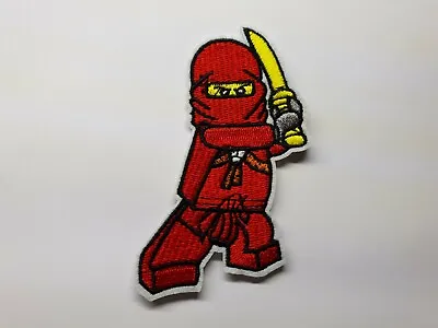 Kai LEGO NINJAGO Iron On Or Sew On Patch Elemental Master Of Fire Red • $6.99