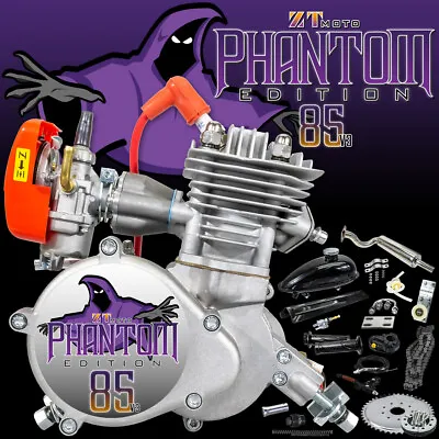 ZTMoto Phantom 85 V3 - Complete 52mm Bore 2 Stroke Motorized Bicycle Engine Kit • $319.99