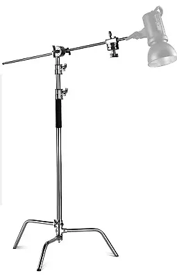 Neewer Pro 100% Stainless Steel Heavy Duty Light Stand Boom Arm Max 125” Camera • $95