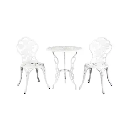 Outdoor Furniture Chairs Table 3pc Aluminum • $239.95