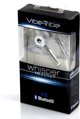 Vibe-Tribe Whisper Black: Advanced Bluetooth Headset (Black Color) • $43.69