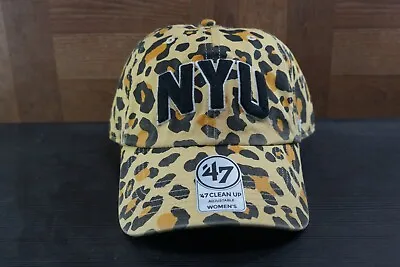 Women's '47 New York University Violets Tan Bagheera Cheetah Adjustable Hat • $24.79