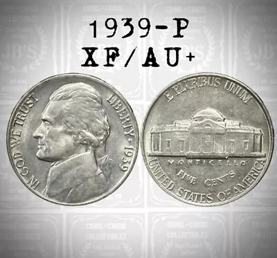 1939 P Jefferson Nickel XF/AU Details *JB's Coins* • $2.96