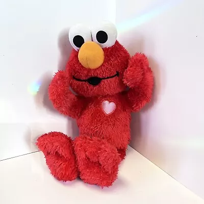 2010 Sesame Street Talking Sweet Kisses Elmo Stuffed Plush Toy Hasbro 12  Video • $15.11