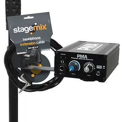 Elite Core EC-PMA-SP-10 Personal Monitor Headphone Amp W/10ft Cable • $105.99