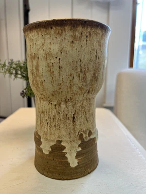 $16 • Buy Glazed Pottery Vase Mid Century Modern