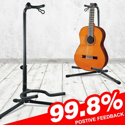 $20.96 • Buy New Folding Electric Acoustic Bass Tripod Guitar Stand GIG Floor Rack Holder AU