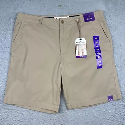 Tailor Vintage Shorts Mens 40 Beige Stretch Water Repellent Casual Outdoor NEW • $21.95
