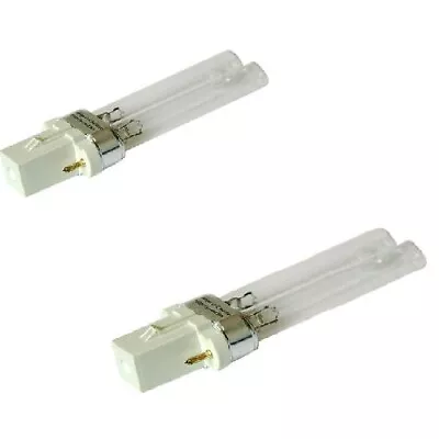 Twin Value Pack 9 Watt PLS G23 Base UVC Replacement Germicidal Bulb 8000 Hours • £28.88