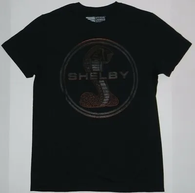 Ford Carroll Shelby Cobra Logo Performance Black T Shirt • $12.59