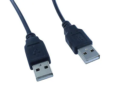 2 Pack 10Ft USB2.0 Type A Male To Type A Male Cable Cord Black(U2A1-A1-10-2PK) • $5.49