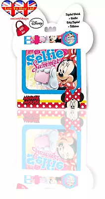 Official Disney Minnie Mouse Digital Watch& Wallet Set In BoxChildren Gift Set  • £7.99