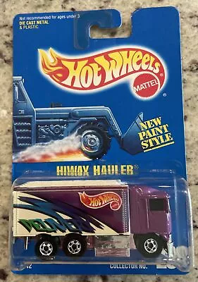 Hot Wheels Hiway Hauler Vintage 1991 Workhorses Blue Card New Paint Style VHTF • $5