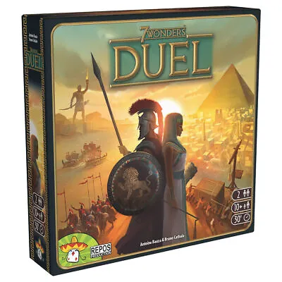 7 Wonders: Duel Fun 2-Player Civilization-Builder Board Game Repos Production  • £24.99