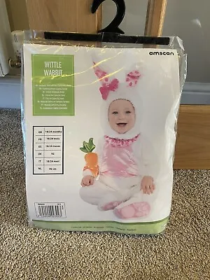 £19.99 • Buy Amscan Baby Girl ‘Little Rabbit’ Easter Costume Size 18-24 Months