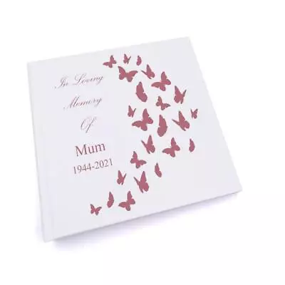 Personalised Mum In Loving Memory Butterflies Design Photo Album UV-369 • £15.49