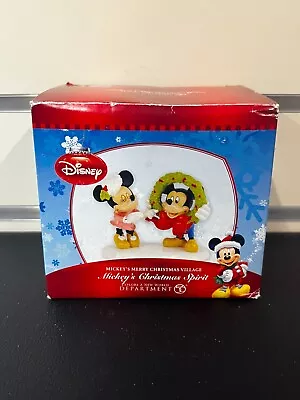 Disney Dept. 56 Mickey's Merry Christmas Village - Mickey's Christmas Spirit • $45