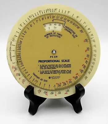 Vintage PS 69 Proportional Scale C-Thru Ruler Company Made In United States • $6.99