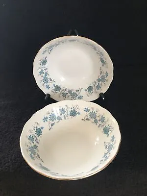 Pair Colclough Braganza Cereal/Dessert Bowls 6” (15cm) Wide 2   (5cm) Deep VGC • £13.95