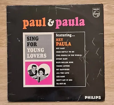 £5.99 • Buy Paul & Paula Flipback Mono LP-Sing For Young Lovers- 652 026 BL - PHILIPS LABEL