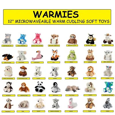 Microwaveable Large Comfort Soft Toy Warm Hug For Children Winter Warm Gift  • £14.95