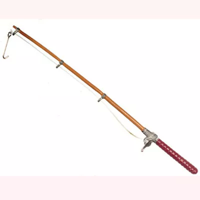 Dollhouse Miniature Red And Tan Fishing Pole • $11.99