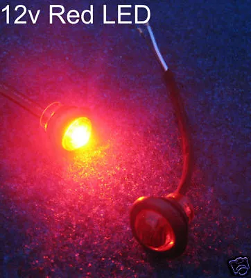 2 Button 12v Red LED Lights Lexus Rear Lamps/Quad Bike • £9.94