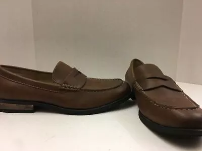 Merona Size 13 Men's Brown Slip On Penny Loafer Shoes A299 • $20.29